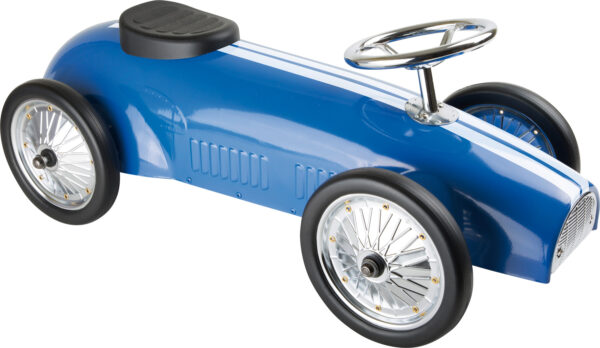 Metalen rally auto